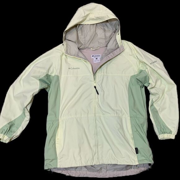 Columbia Packable 2Tone mint Green Women’s LightweightWindbreaker Si… - Picture 11 of 15